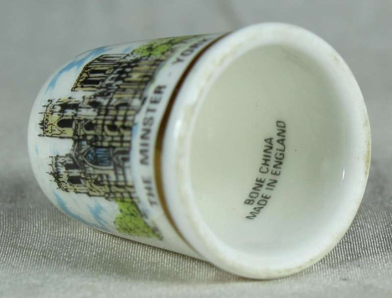 Bone China thimble - The Minster York