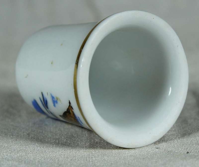 Bone China thimble - Chamonix