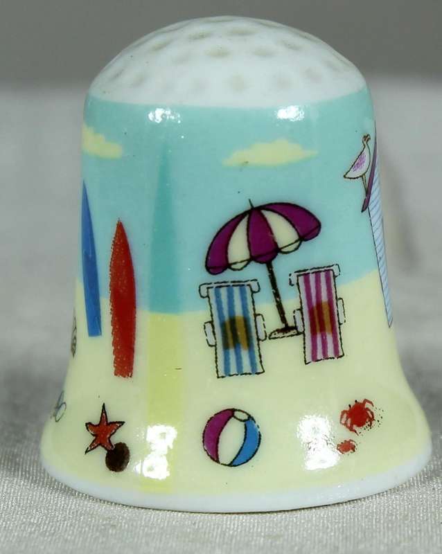 Bone China thimble - Looe