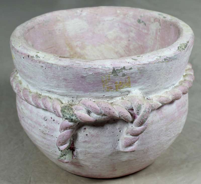 Pink flower pot