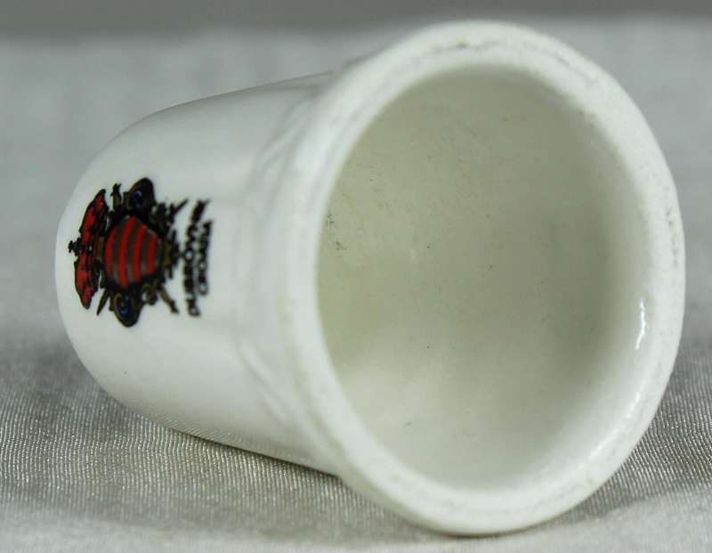 Bone China thimble - Dubrovnik Croatia