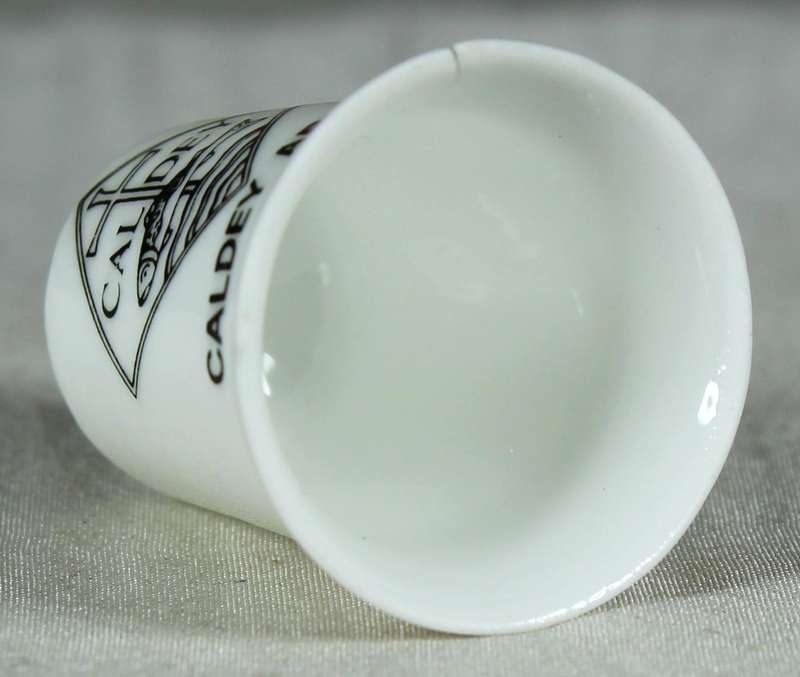 Bone China thimble - Caldey Abbey