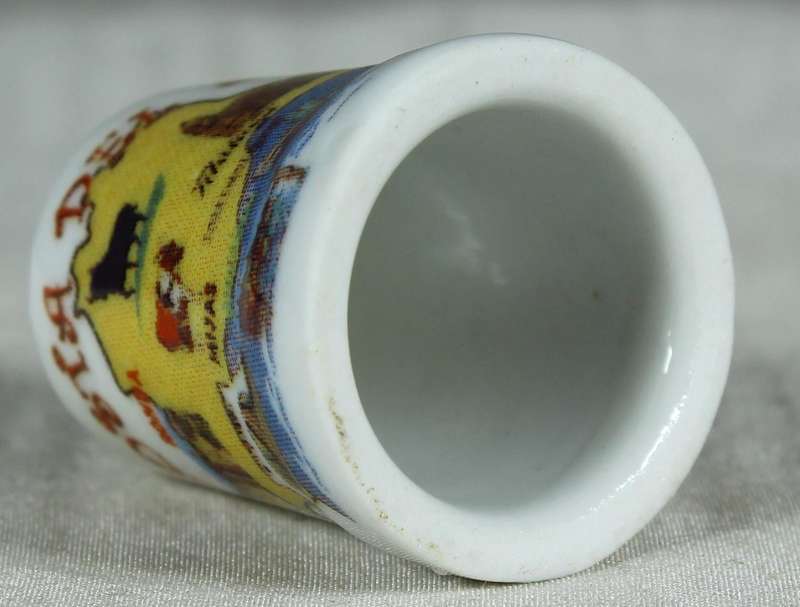 Bone China thimble - Costa del Sol
