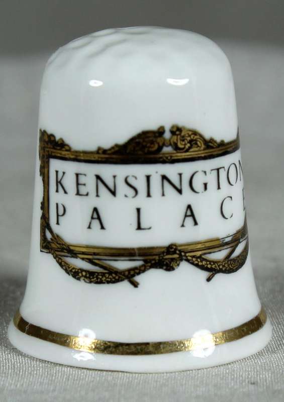 Bone China thimble - Kensington Palace