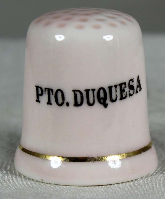 Bone China thimble - Casa del Sol