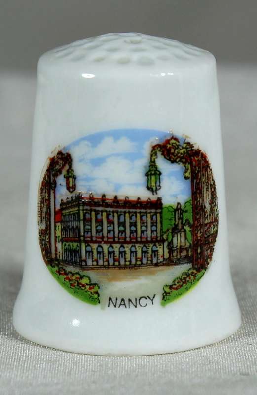 Bone China thimble - Nancy