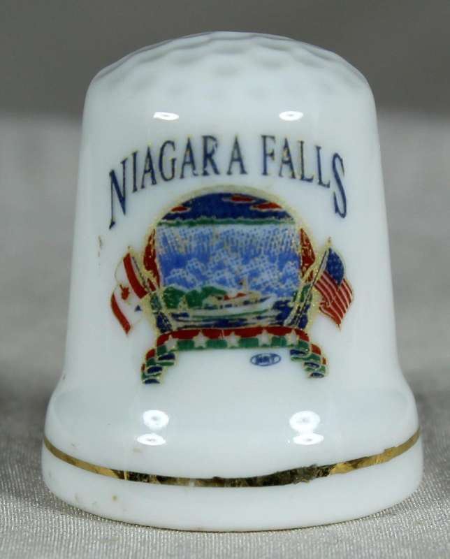 Bone China thimble - Niagra Falls