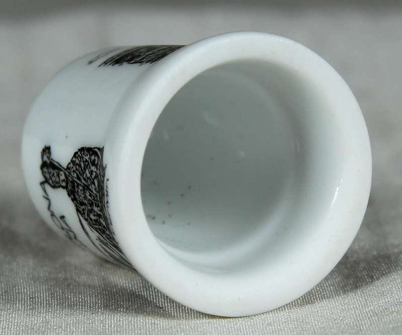 Bone China thimble - Plaza de Toros