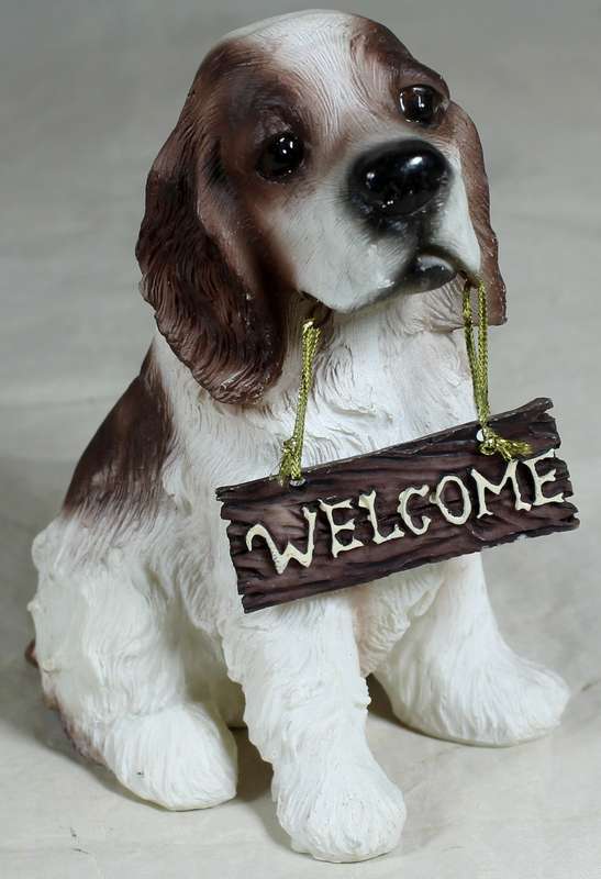 Cocker Spaniel - Welcome dog - Hardened plastic