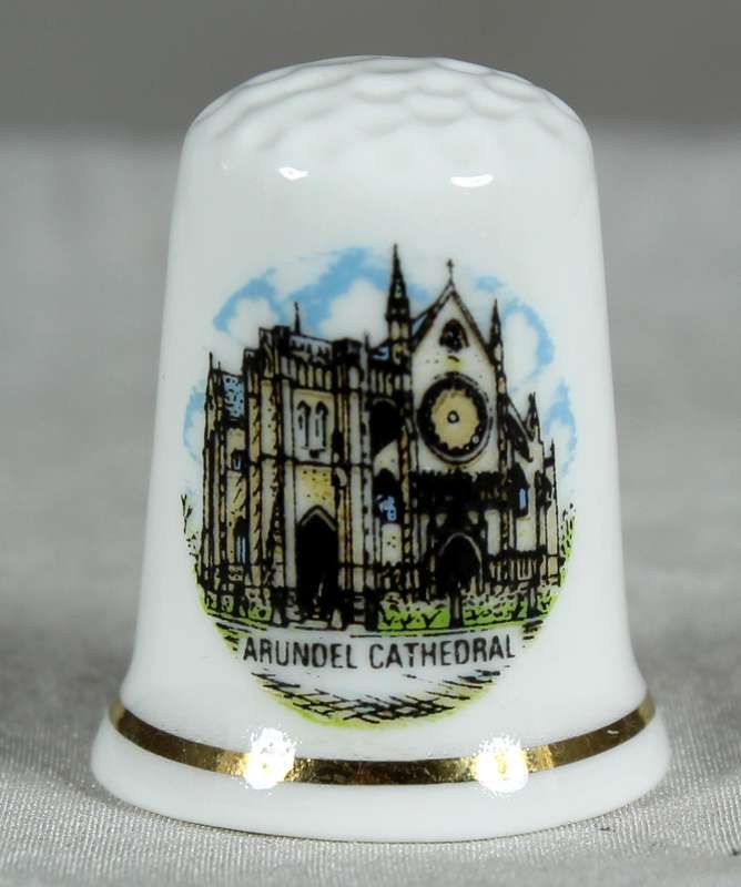 Bone China thimble - Arundel Cathedral