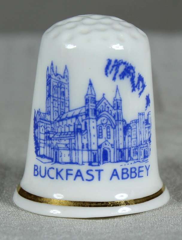 Bone China thimble - Buckfast Abbey