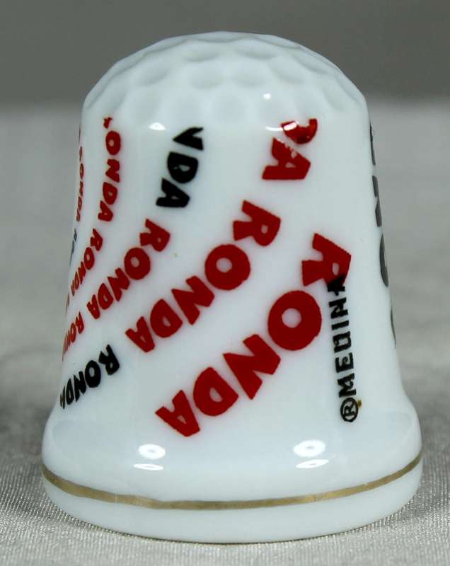 Bone China thimble - Ronda