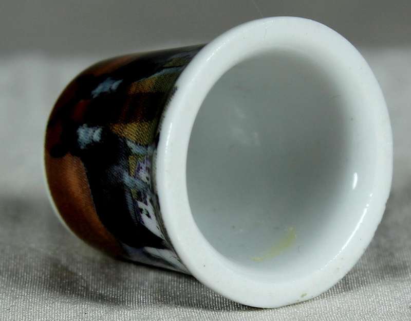 Bone China thimble - San Pedro