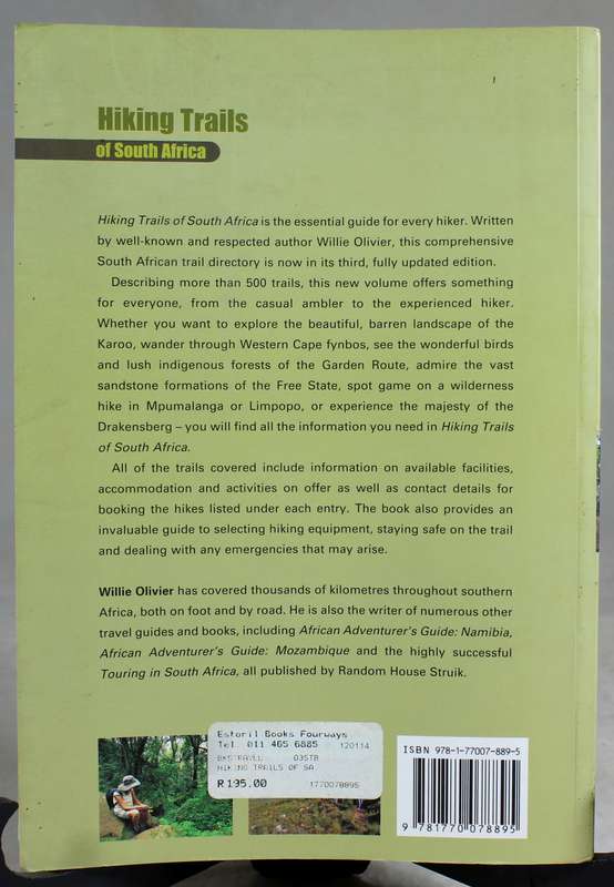 Willie Olivier - Hiking trails of South Africa