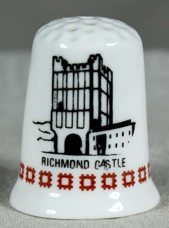 Bone China thimble - Richmond castle