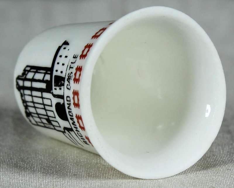 Bone China thimble - Richmond castle