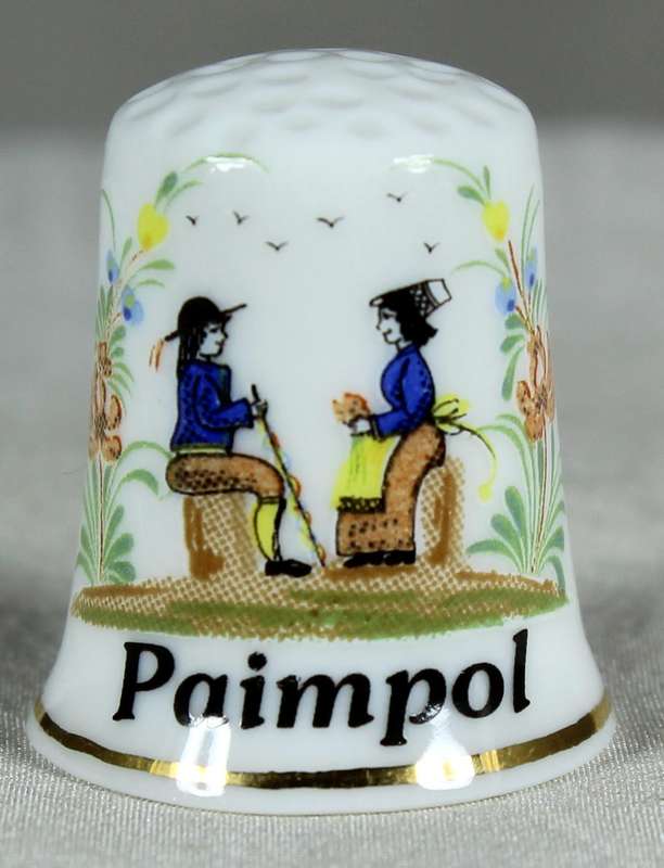 Bone China thimble - Paimpol