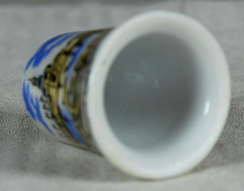 Bone China thimble - Concarneau