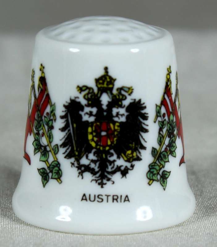 Bone China thimble - Austria