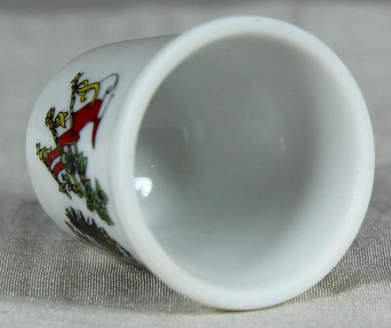 Bone China thimble - Austria