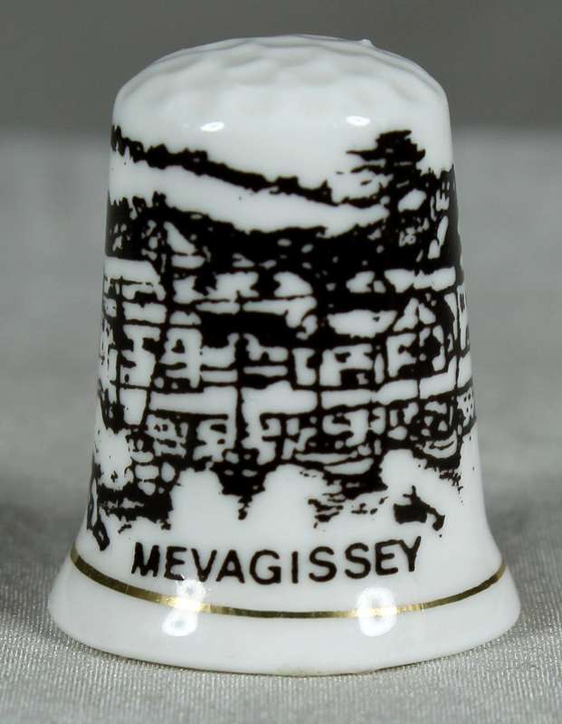 Bone China thimble - Mevagissey
