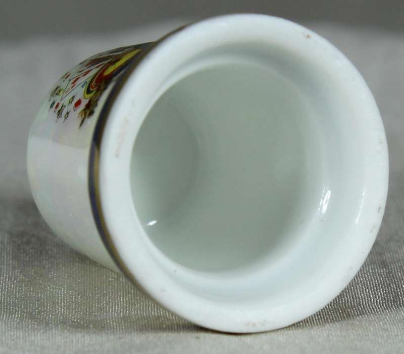 Bone China thimble - Las Vegas