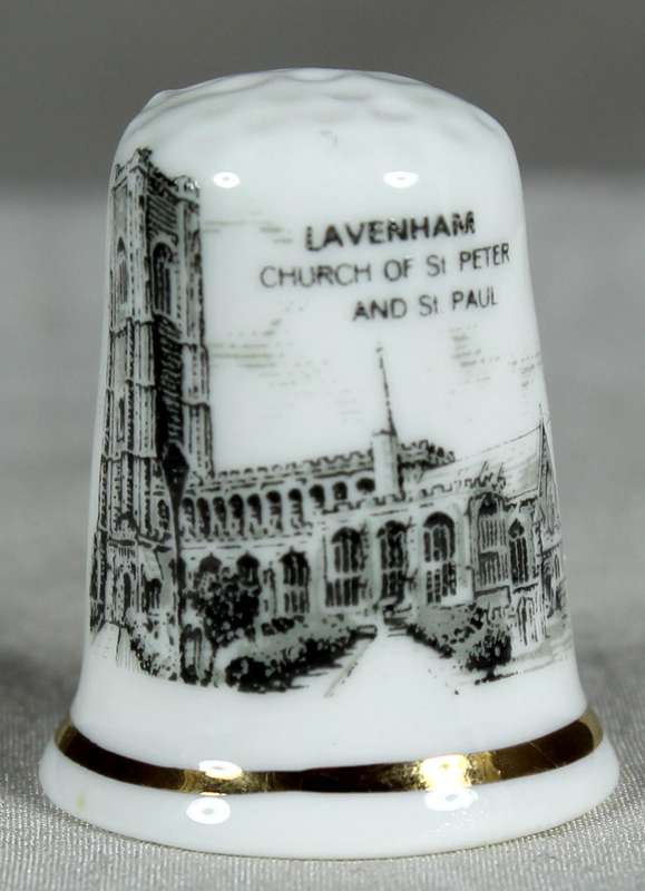 Bone China thimble - Lavenham