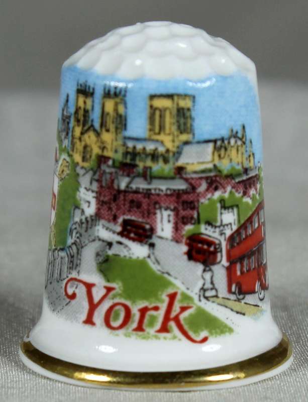 Bone China thimble - York