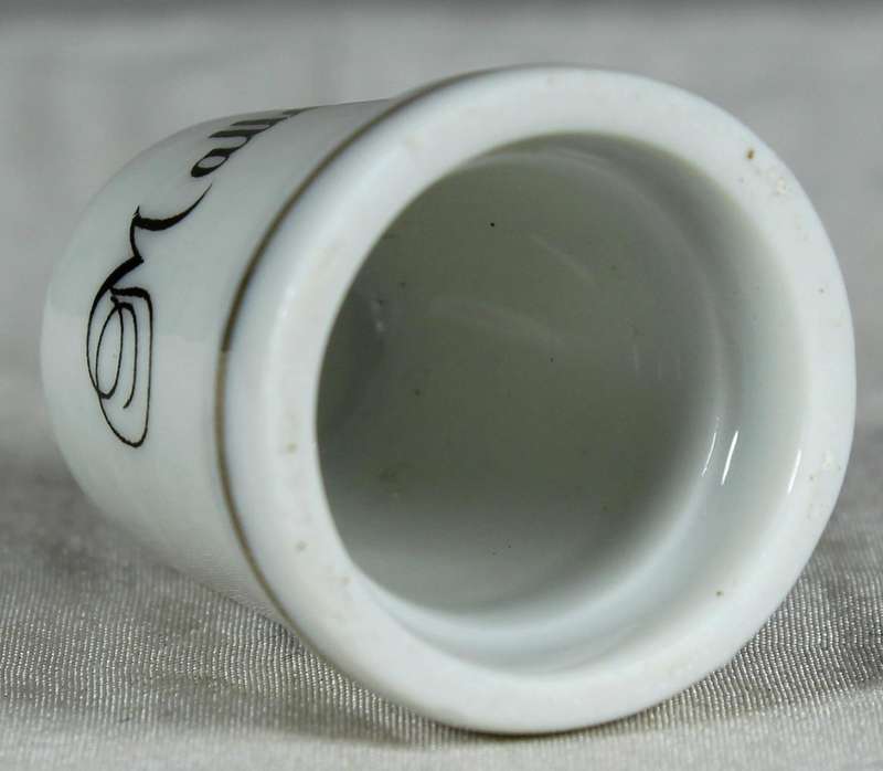 Bone China thimble - Mallorca