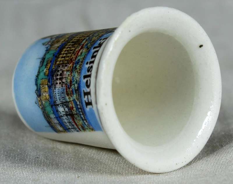 Bone China thimble - Helsinki, Finland