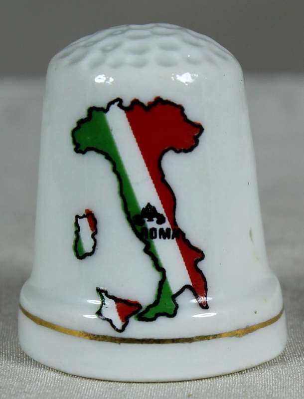 Bone China thimble - Italy