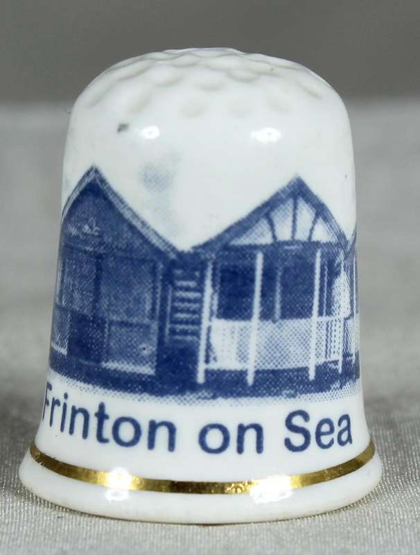 Bone China thimble - Frinton-on-sea