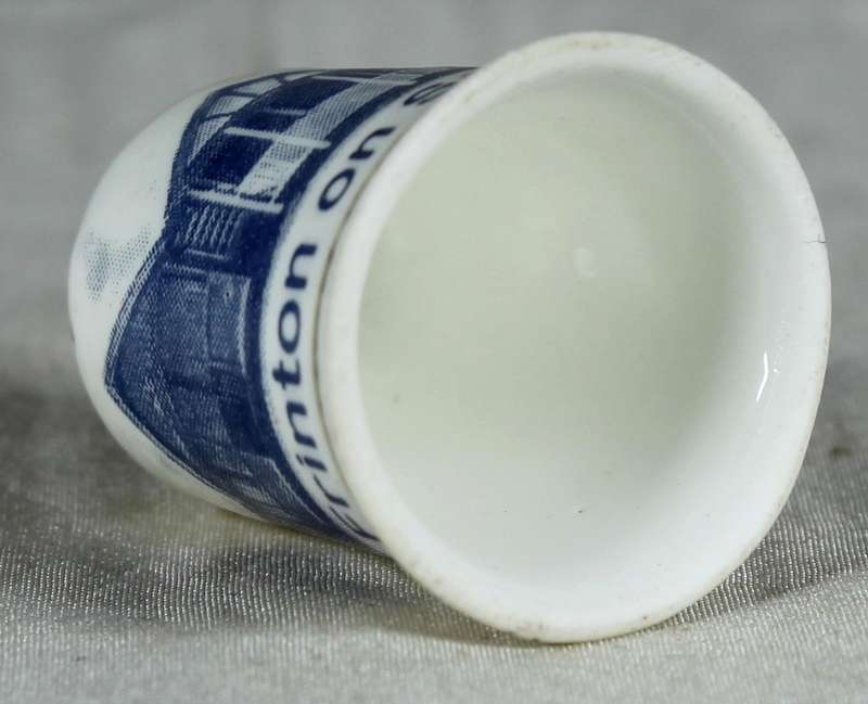 Bone China thimble - Frinton-on-sea