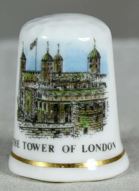 Bone China thimble - the tower of London