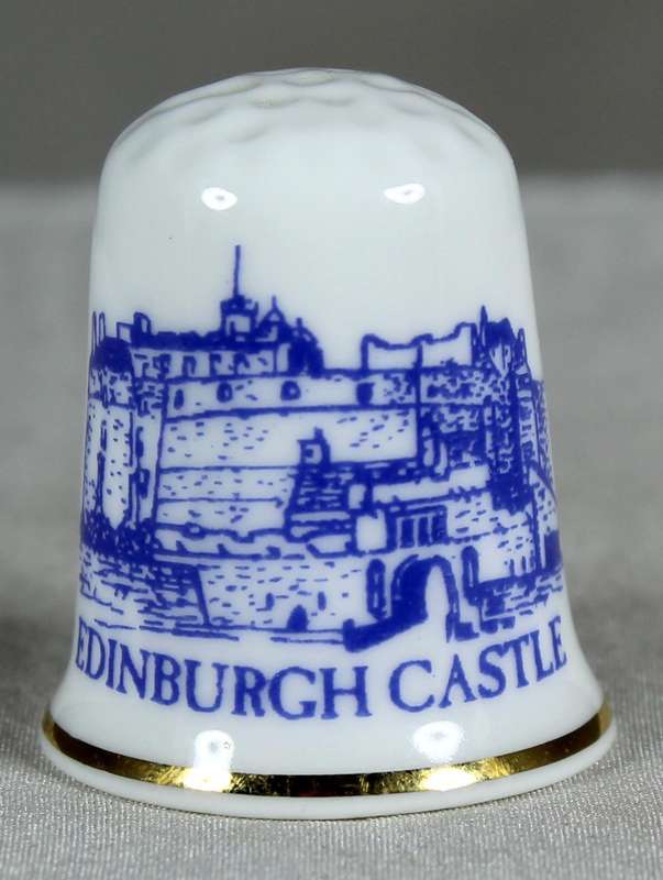 Bone China thimble - Edinburgh castle