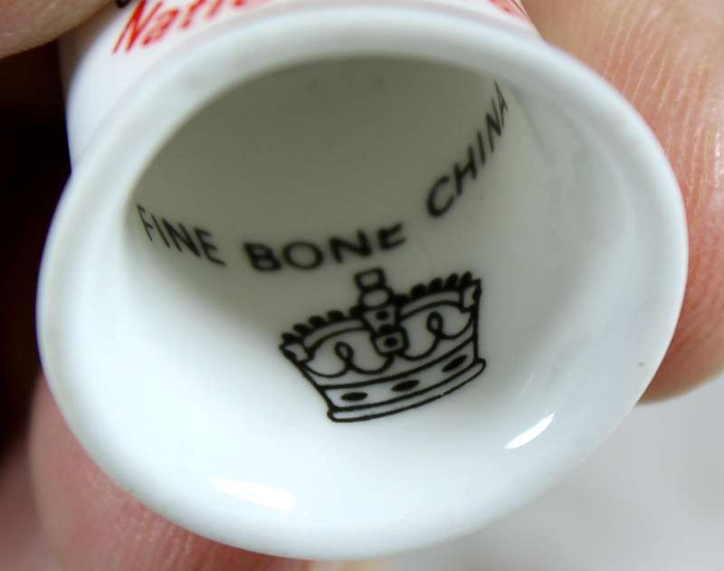 Bone China thimble - Yorkshire Dales national park