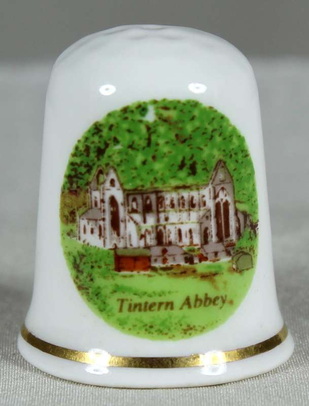 Bone China thimble - Tintern Abbey