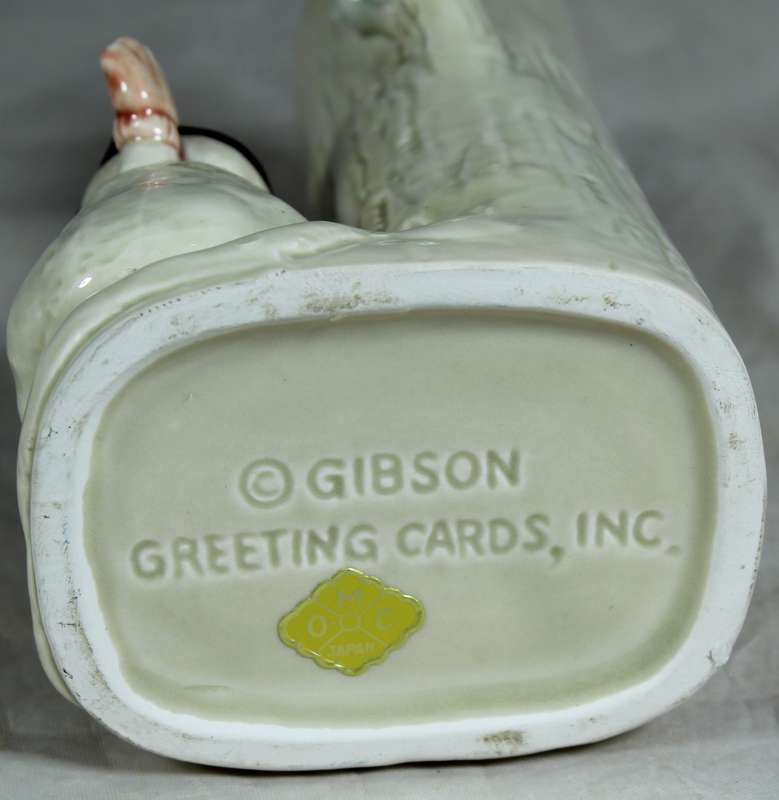 Gibson greeting card - Snowman pen/pencil holder