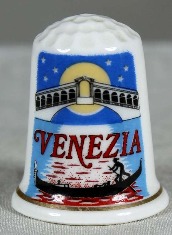 Bone China thimble - Venezia