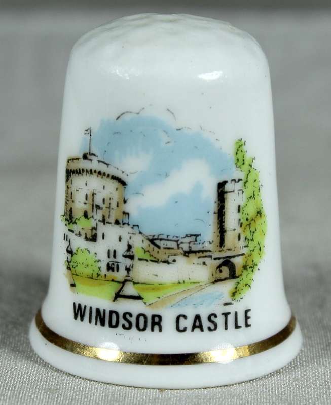 Bone China thimble - Windsor Castle