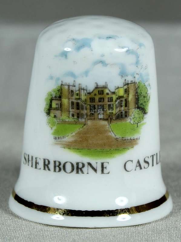 Bone China thimble - Sherborne Castle