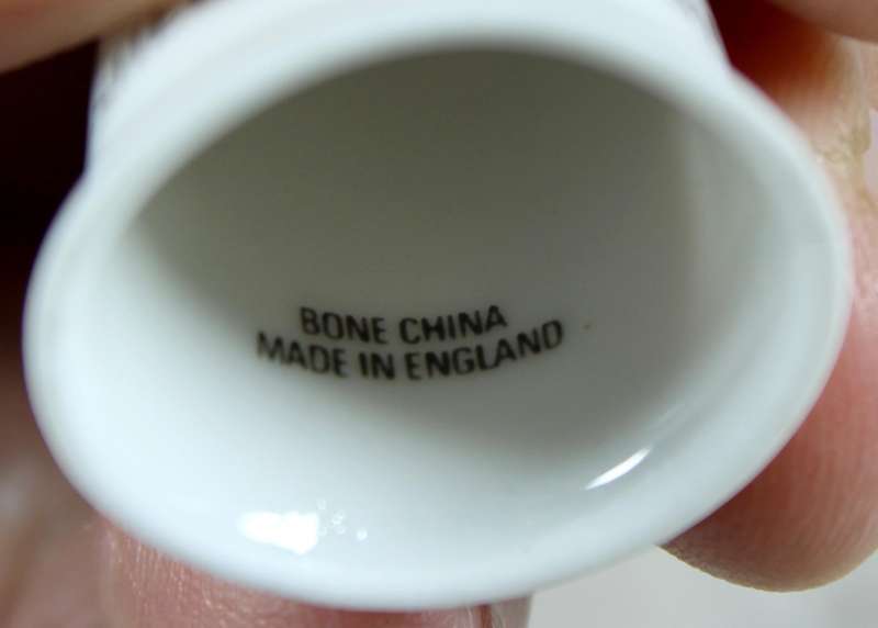 Bone China thimble - Sherborne Castle