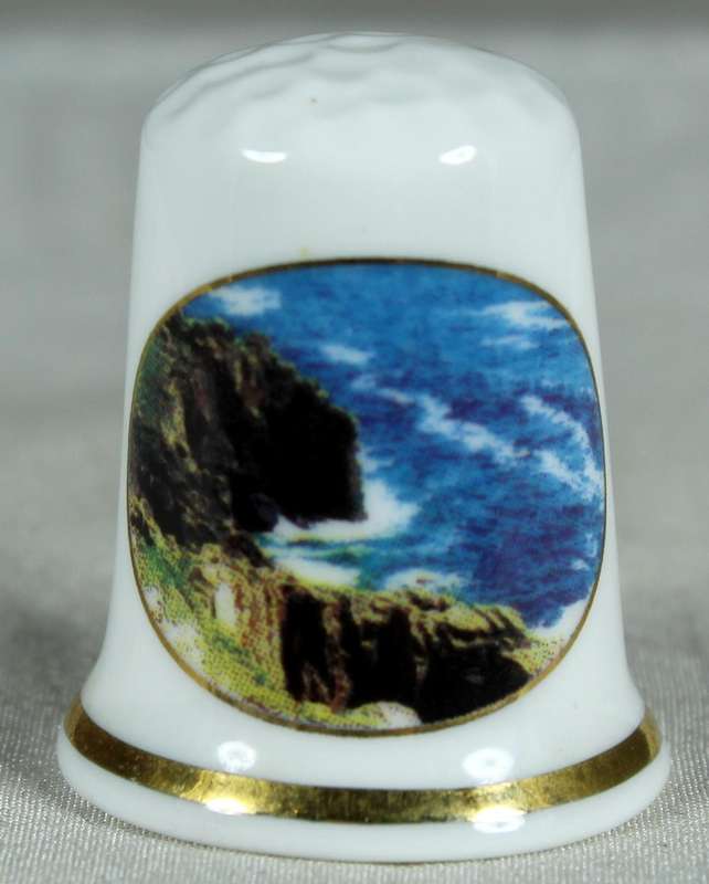 Bone China thimble - Lands End