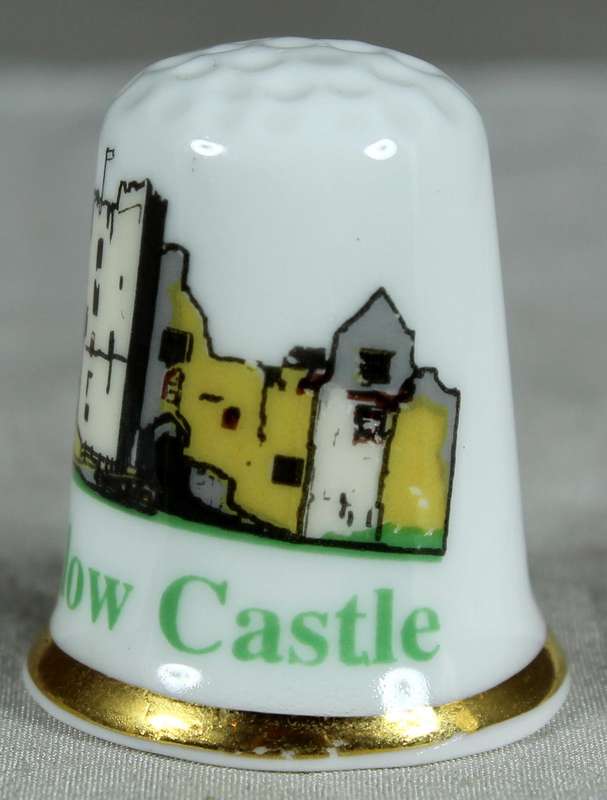 Bone China thimble - Ludlow Castle