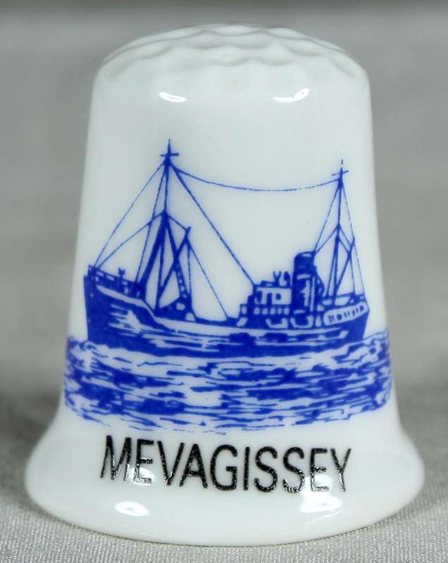 Bone China thimble - Mevagissey