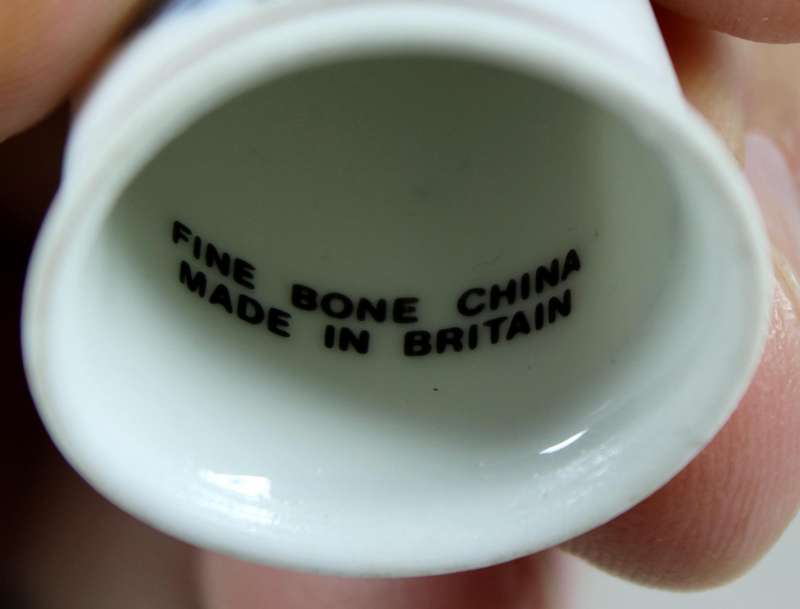 Bone China thimble - Liverpool