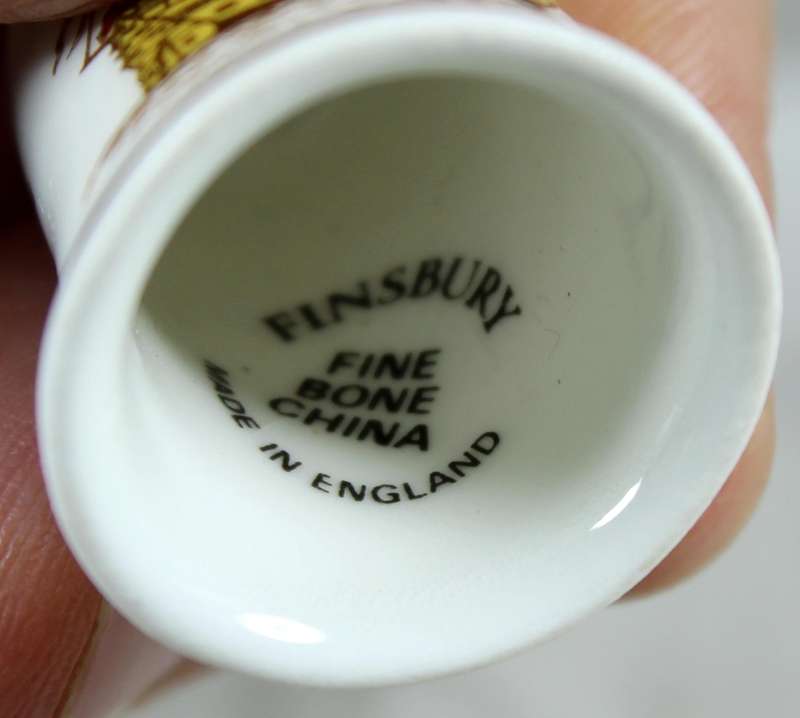 Bone China thimble - Mary Rose - Henry 8th