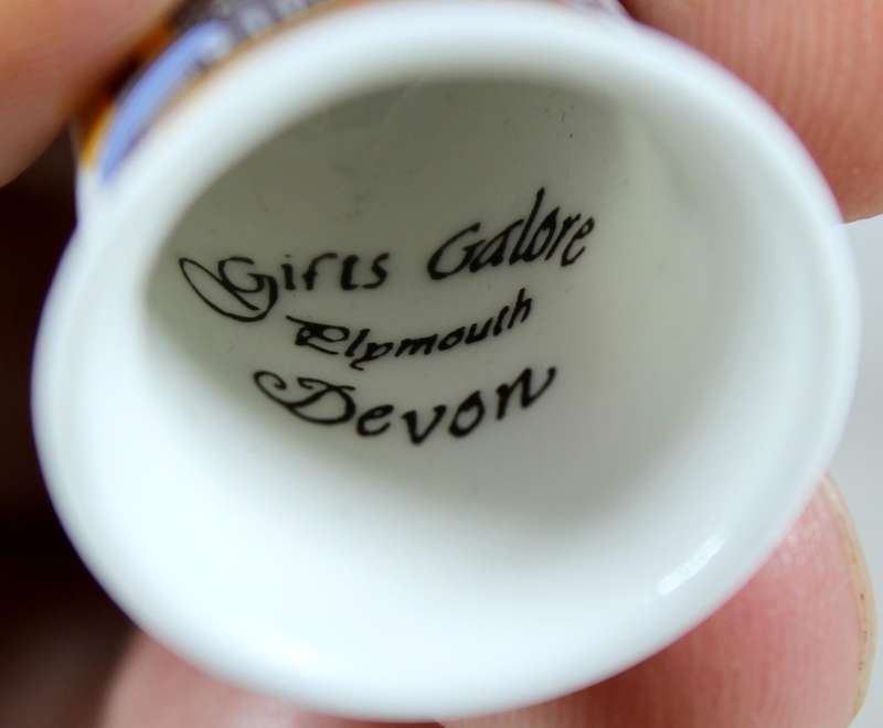 Bone China thimble - Kings Bridge - Gift Galore Devon