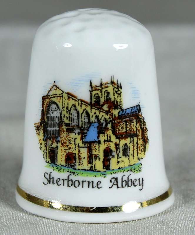 Bone China thimble - Sherborne Abbey - Goodlife Neal