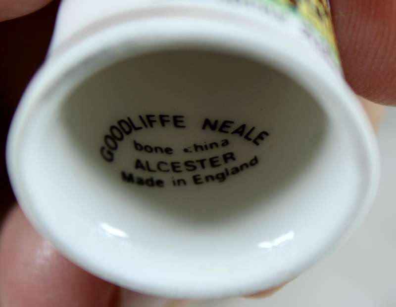 Bone China thimble - Sherborne Abbey - Goodlife Neal